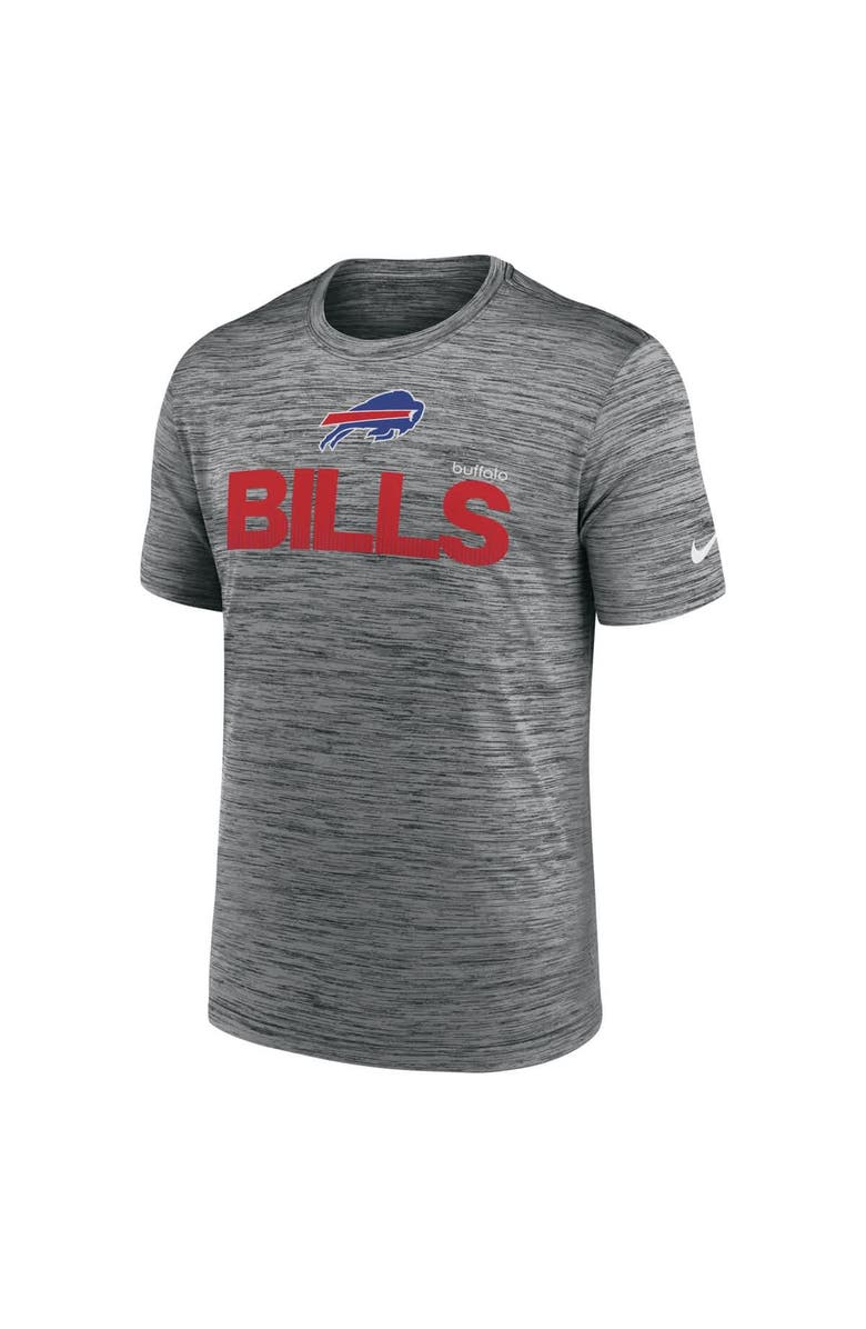 Nike Men's Nike Anthracite Buffalo Bills Blitz Velocity Modern Performance T-Shirt, Alternate, color, Anthracite