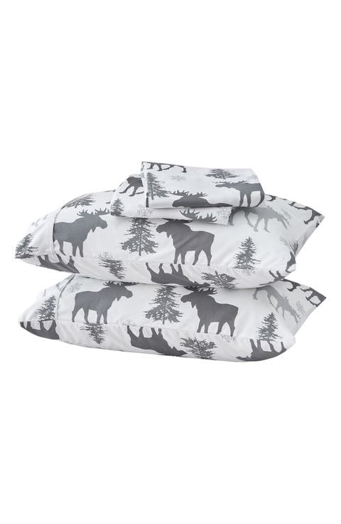 Lodge Print 4-Piece Microfiber Sheet Set