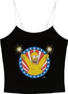The Simpsons Junior's The Simpsons Festive Homer Portrait  Tank Top
