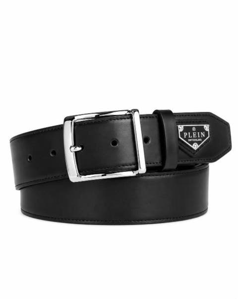 Leather Belt Triangle Men
