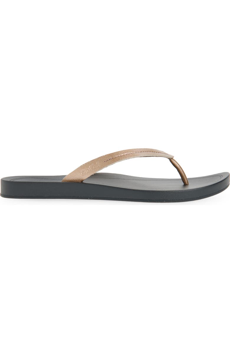 OluKai Lalahi Flip Flop, Alternate, color, Copper / Lava Rock