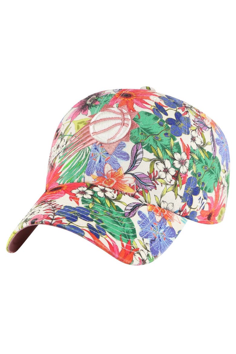 Women's '47 Cream Phoenix Suns Pollinator Clean Up Adjustable Hat, Main, color, Cream