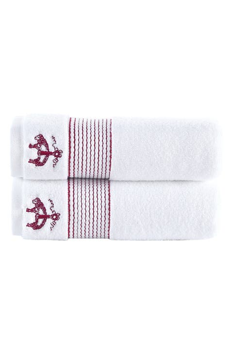 2-Piece Robe Stripe Towel Set