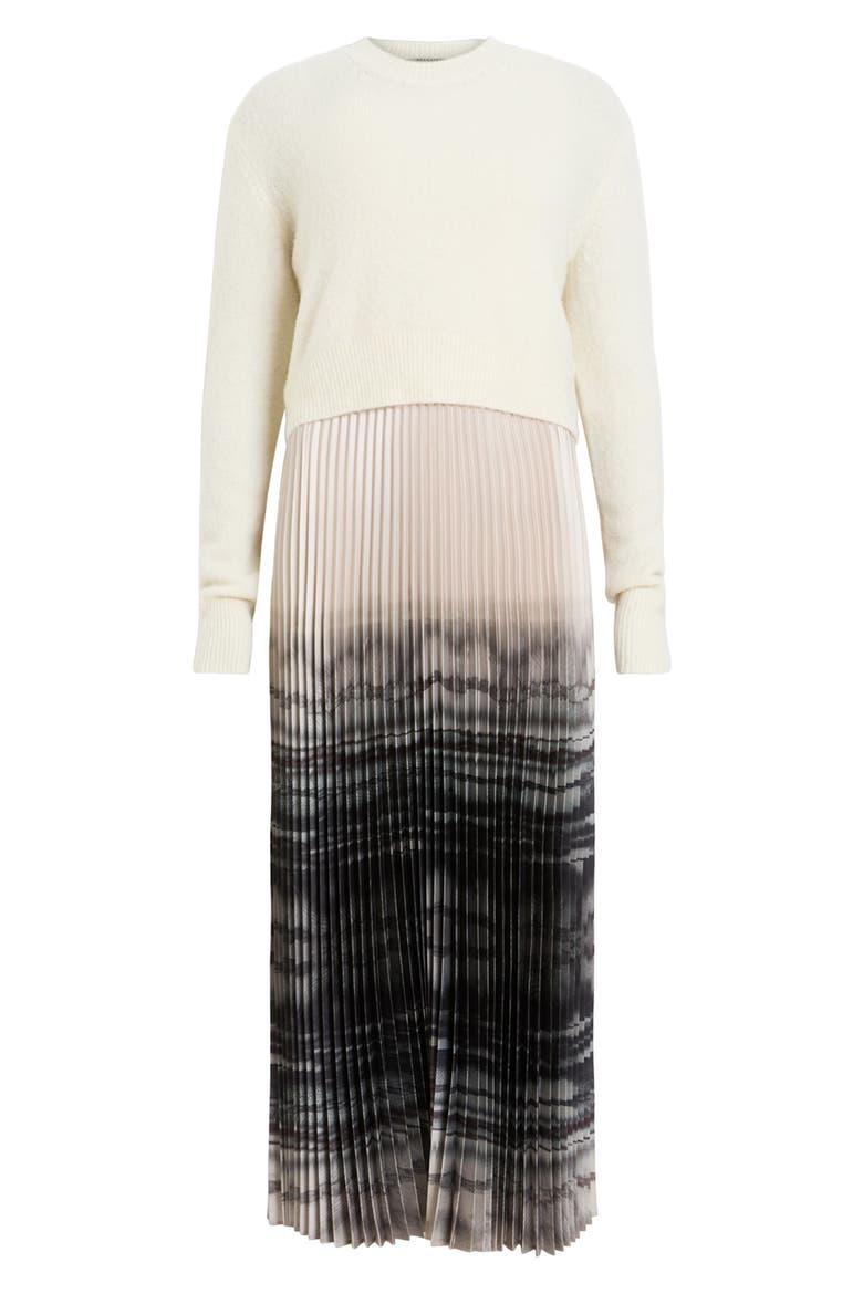 Celia Sweater & Slipdress Set, Alternate, color, CECILIA ECRU WHITE