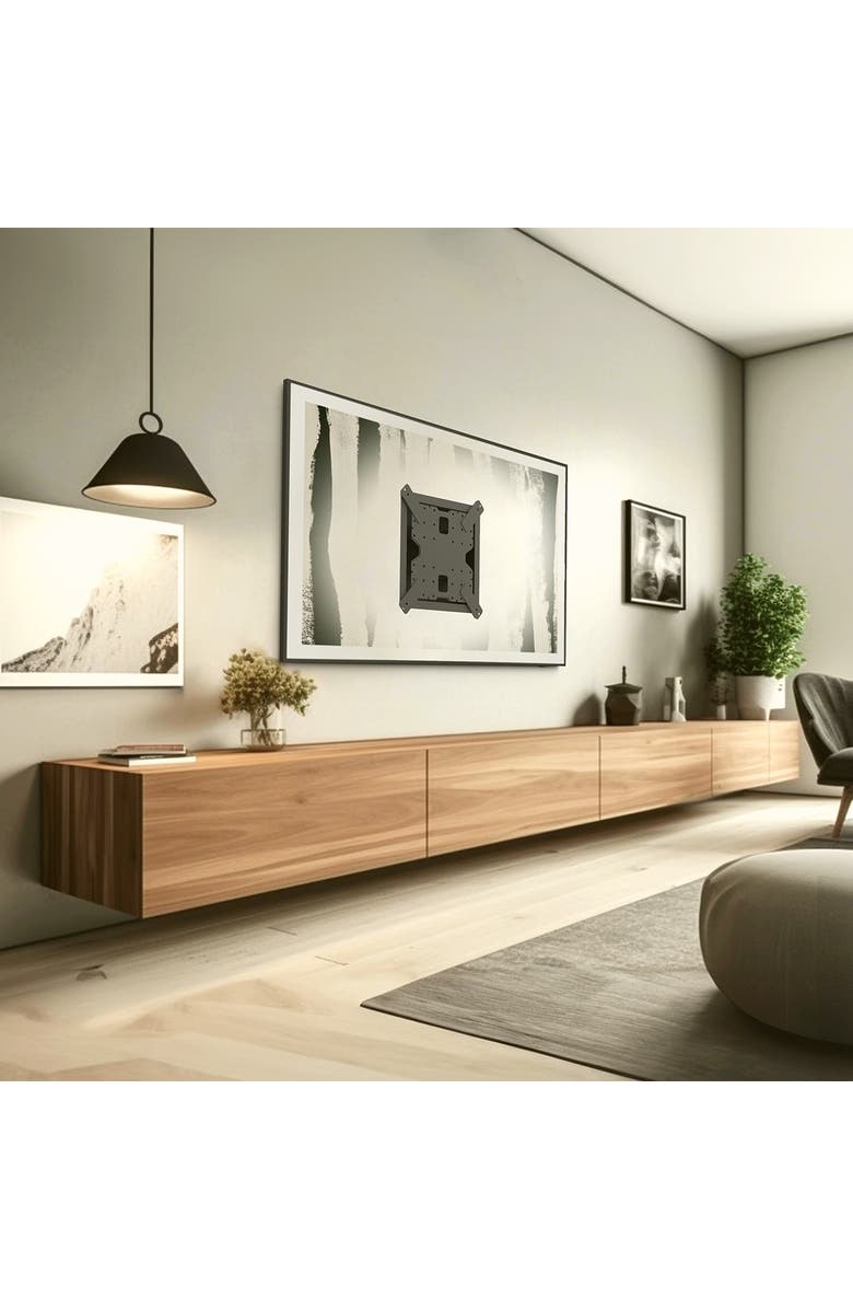 Kanto R400 Pro Series Recessed In Wall Full Motion TV Mount for 35"-65" TVs, Alternate, color, 