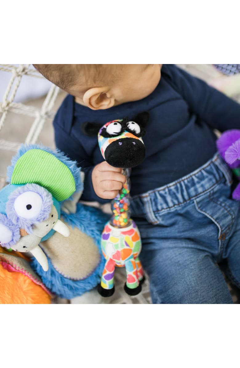 Inklings Baby Baby Jaffy the Fringed Footed Giraffe Baby Rattle and Shaker Plush Toy, Alternate, color,