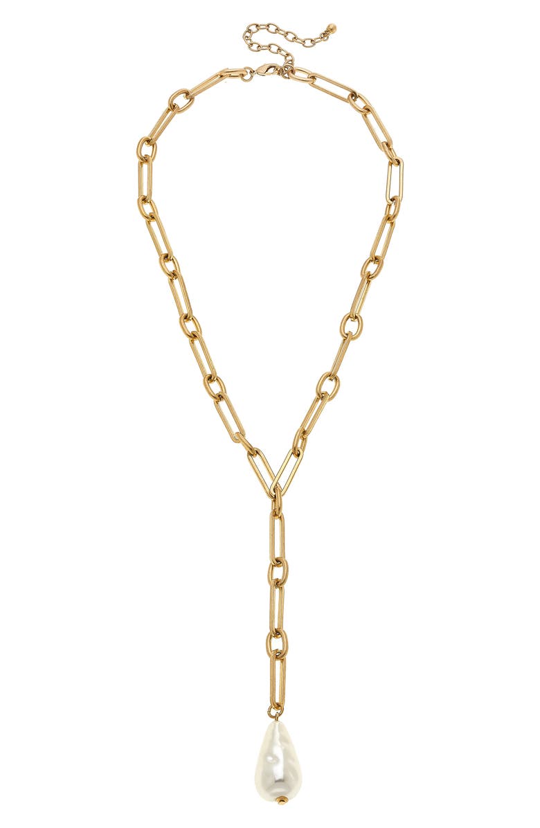 Canvas Jewelry Ensley Y-Necklace, Main, color, 