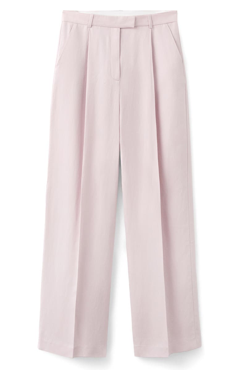 MANGO Marina Pleated Pants, Main, color, Light/ Pastel Purple