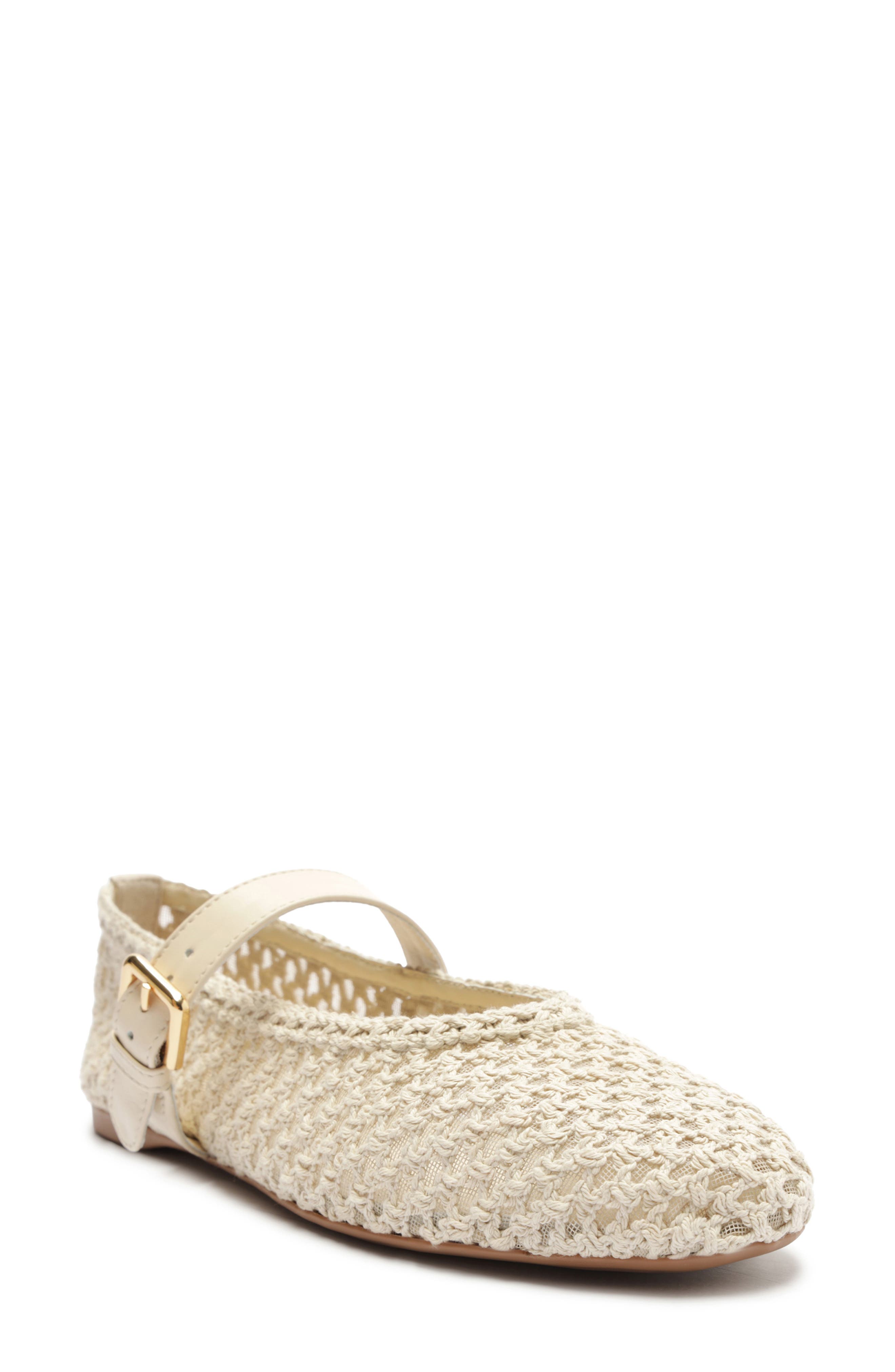 Arezzo Abby Ballet Flat, Main, color, Panacota