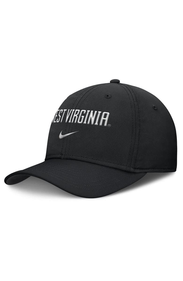 Nike Men
s Nike Black West Virginia Mountaineers Alternate Logo Rise Dri-FIT Flex Hat, Main, color, Black