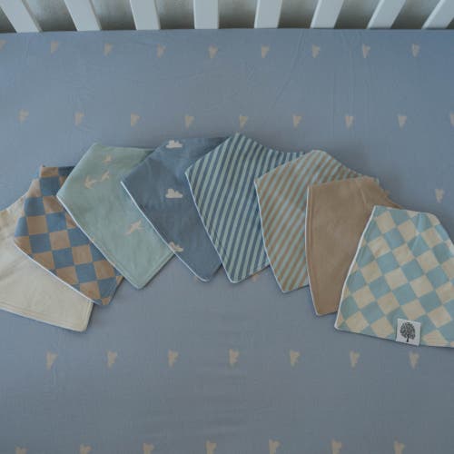 Parker Baby Co. Bandana Bib Set In Multi