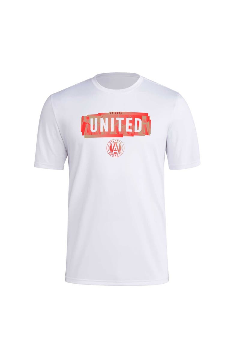 adidas Men's adidas White Atlanta United FC Local Pop AEROREADY T-Shirt, Alternate, color, White