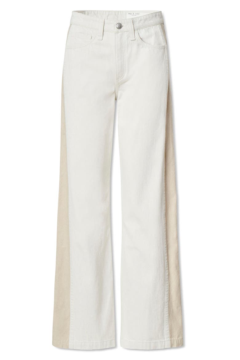 Logan Color Splice Wide Leg Jeans, Alternate, color, TWOSTONE