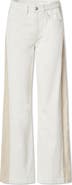 rag & bone Logan Color Splice Wide Leg Jeans