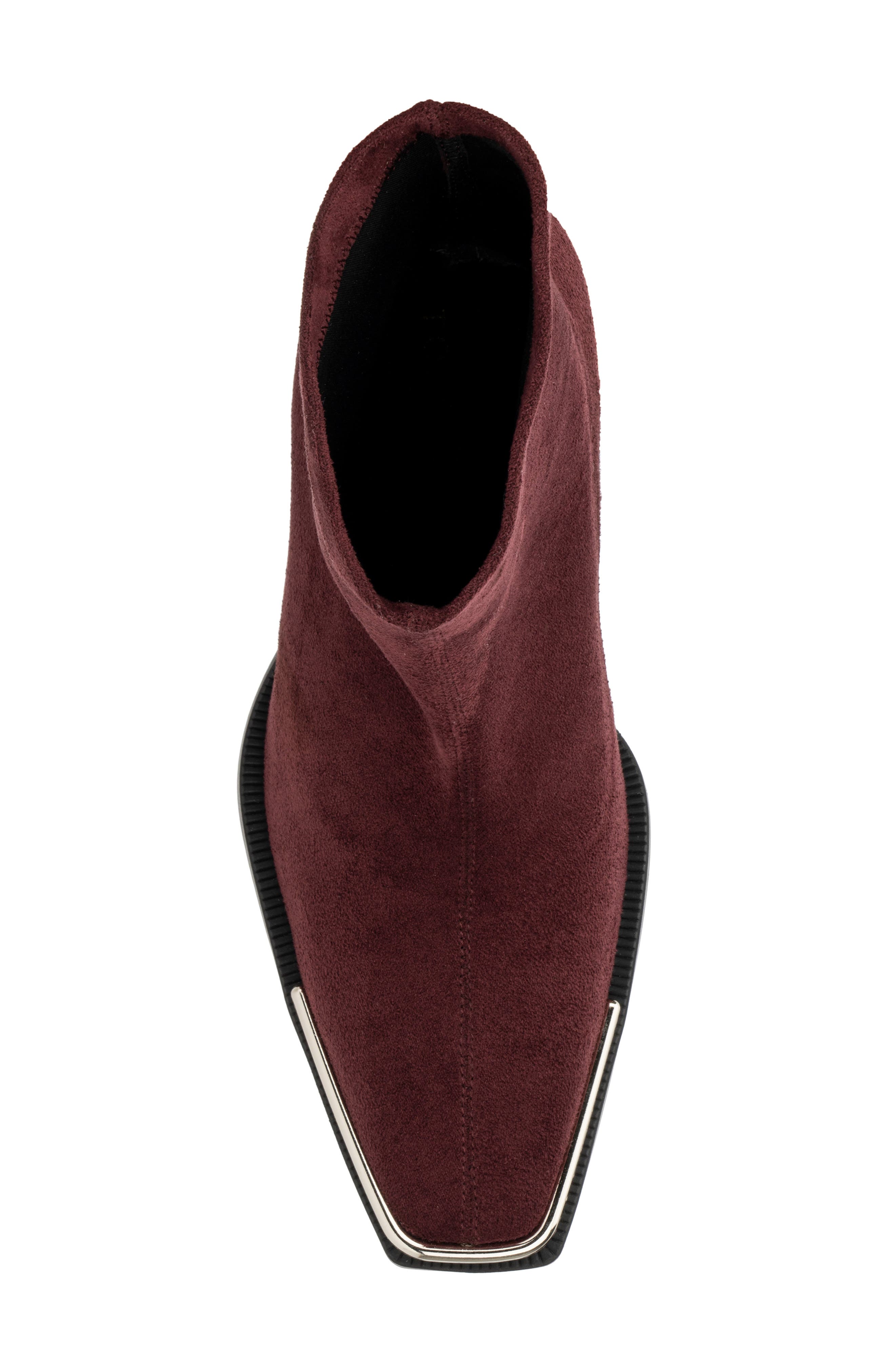 TORGEIS Katya Block Heel Bootie, Alternate, color, Burgundy
