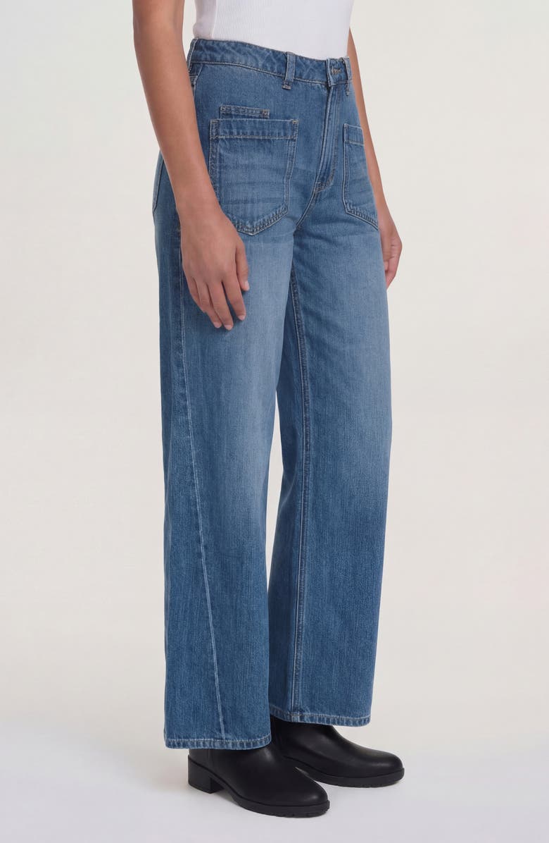 Sanctuary Denim Celeste High Rise Wide Leg Jeans, Alternate, color, Tint Wash