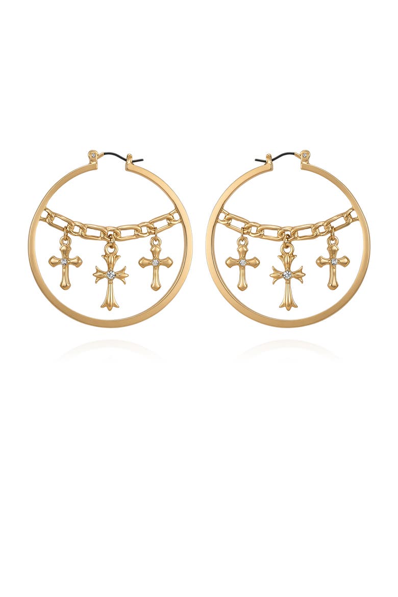 Hoop Earrings, Main, color, Gold