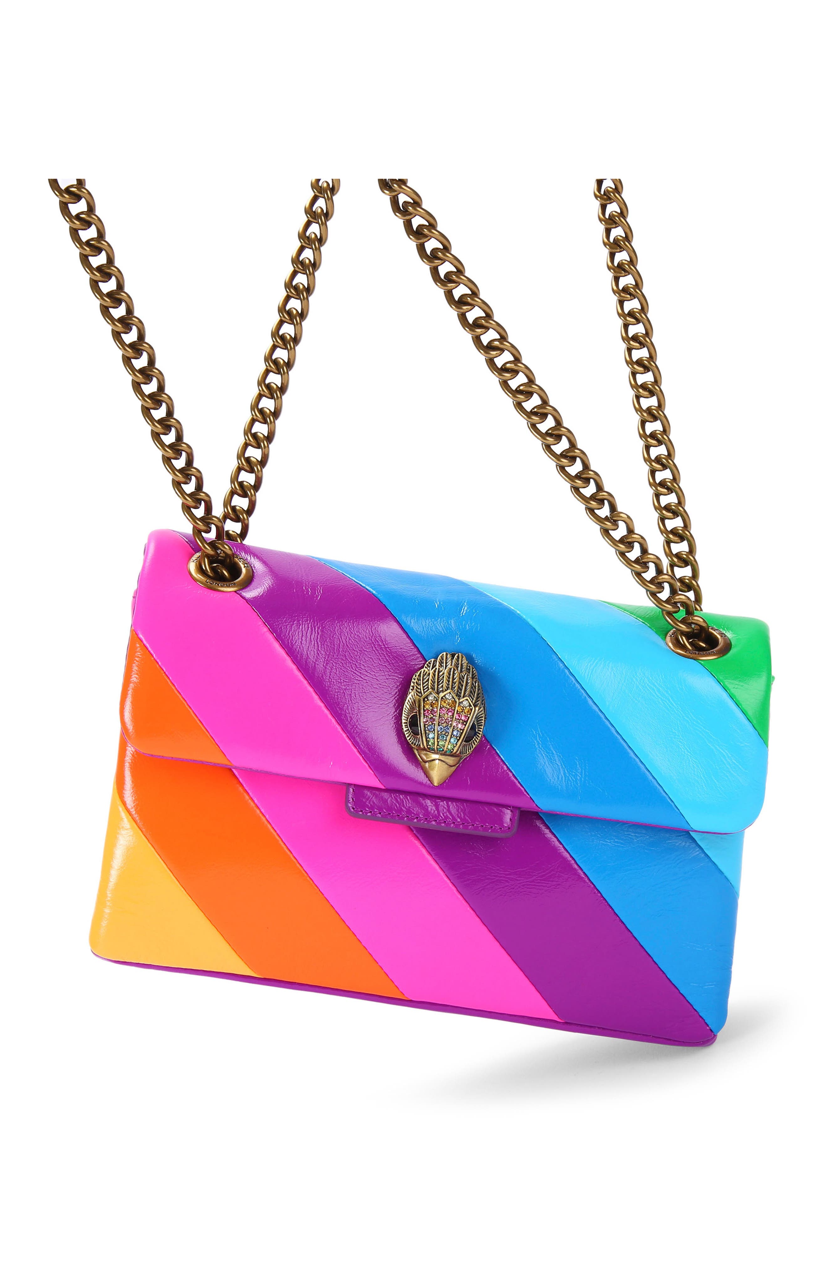 Kurt Geiger London Mini Kensington Convertible Leather Crossbody Bag, Alternate, color, 