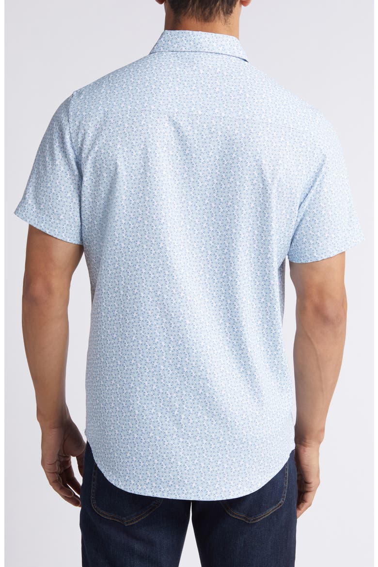 Country Mile Short Sleeve Button-Up Shirt, Alternate, color, WHITE