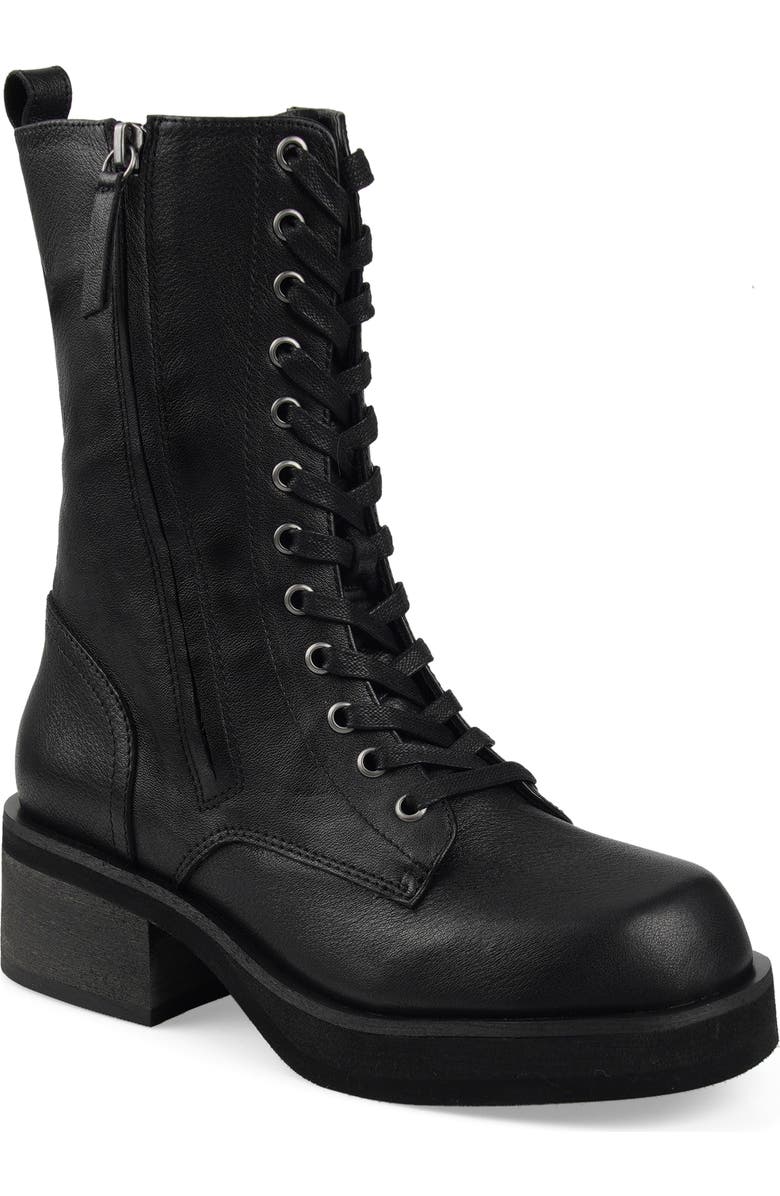 Candie's Lace-Up Boot, Main, color, Black