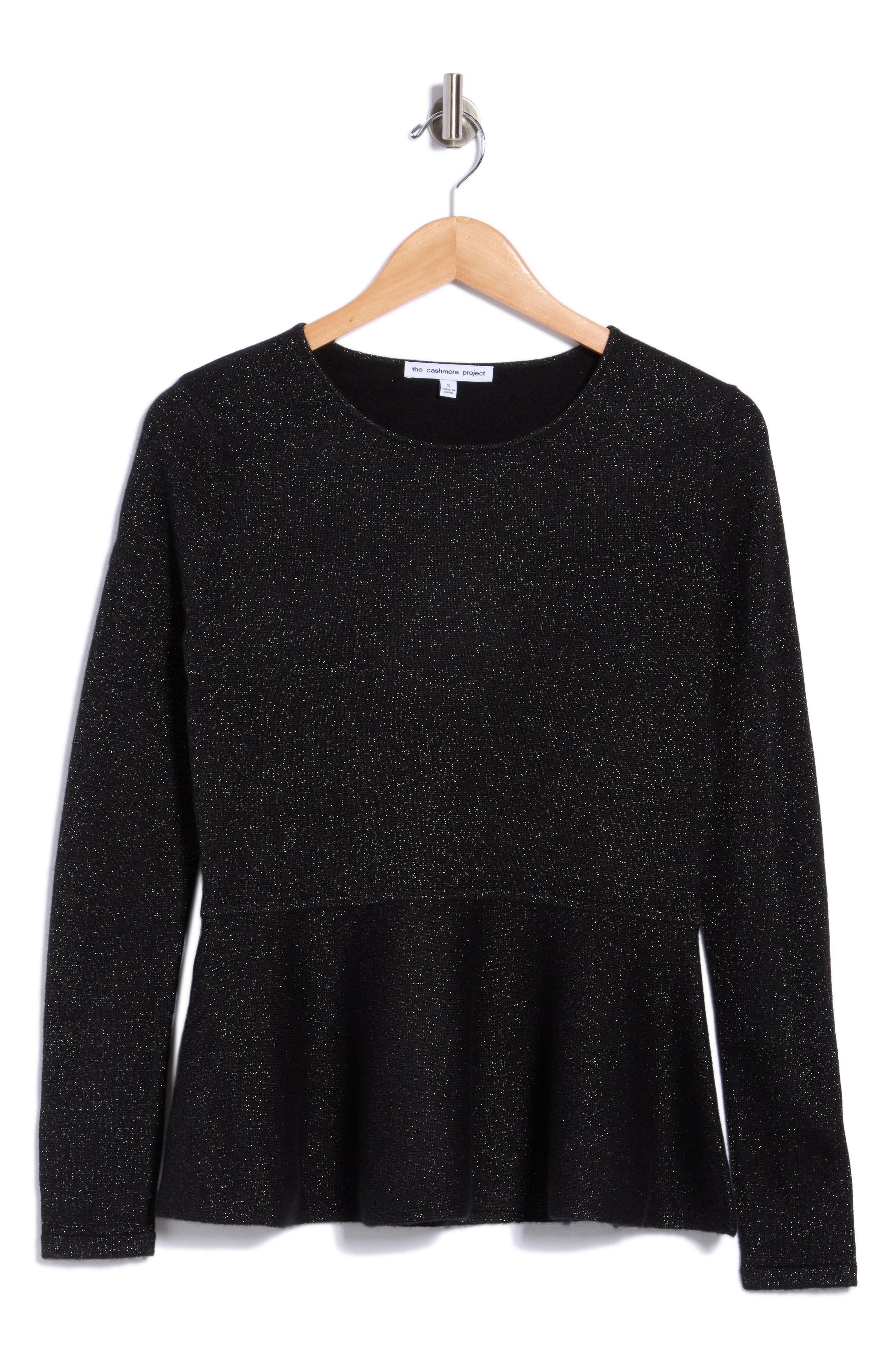 selected BLACK/ SILVER LUREX