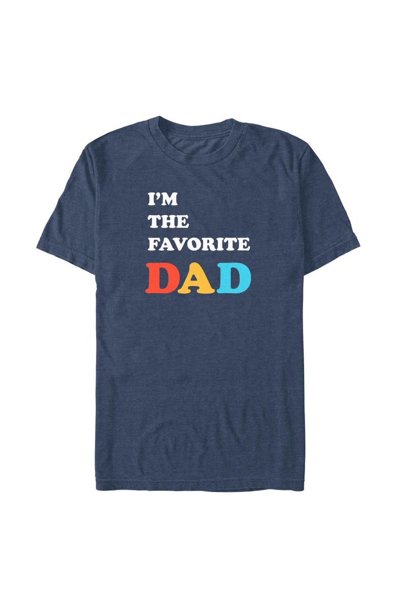 Lost Gods Men's Lost Gods I'm The Favorite Dad  Graphic T-Shirt, Main, color, Navy Blue Heather