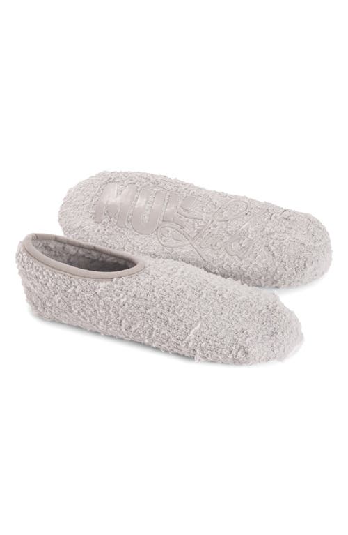 Muk Luks Cozy Ballerina Slipper In Grey