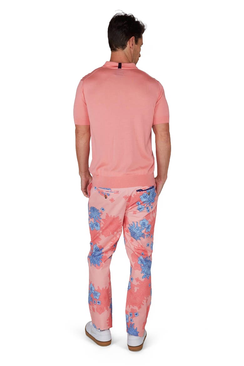 Mens Merino Silk Cashmere Polo, Alternate, color, FRESH PINK