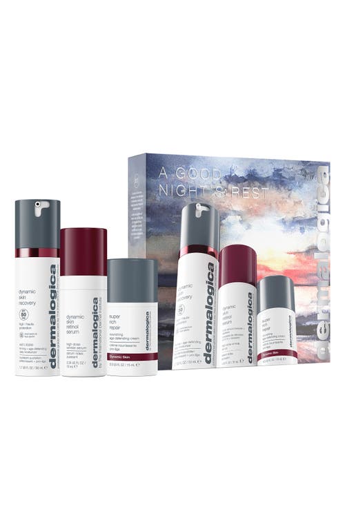 Dermalogica ® A Good Night's Rest Set $166 Value In Transparent