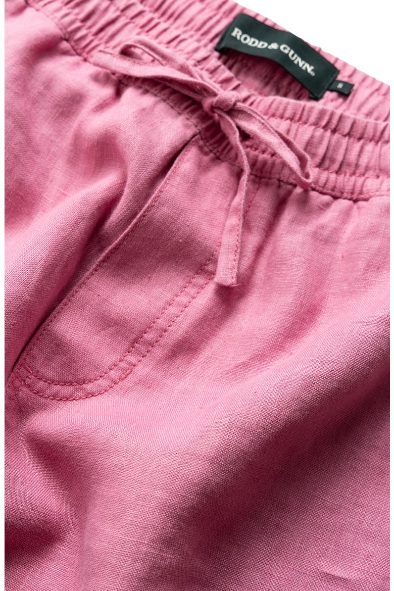 Linen Shorts, Alternate, color, GERANIUM