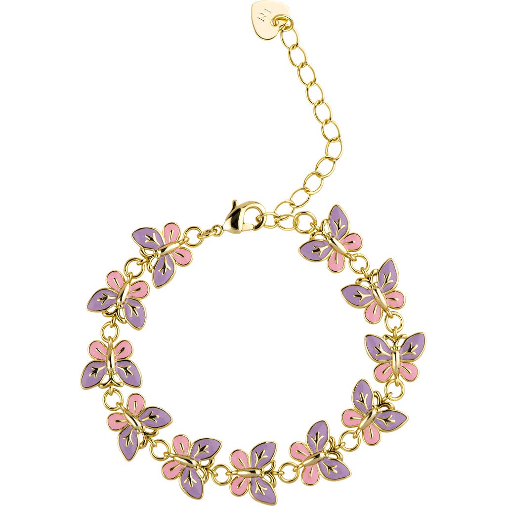 Lily Nily Butterfly Link Bracelet in Pink  product