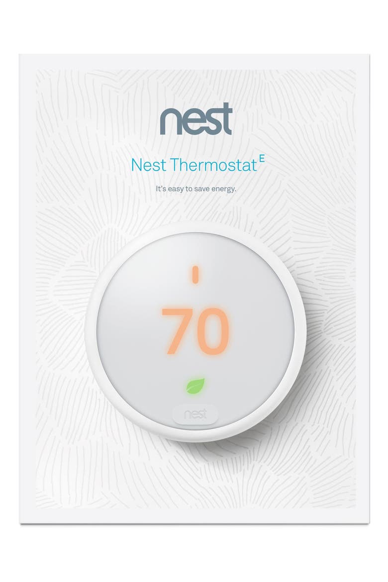 Thermostat E, Alternate, color, WHITE