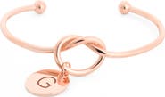 MESHMERISE Love Knot Initial Bracelet