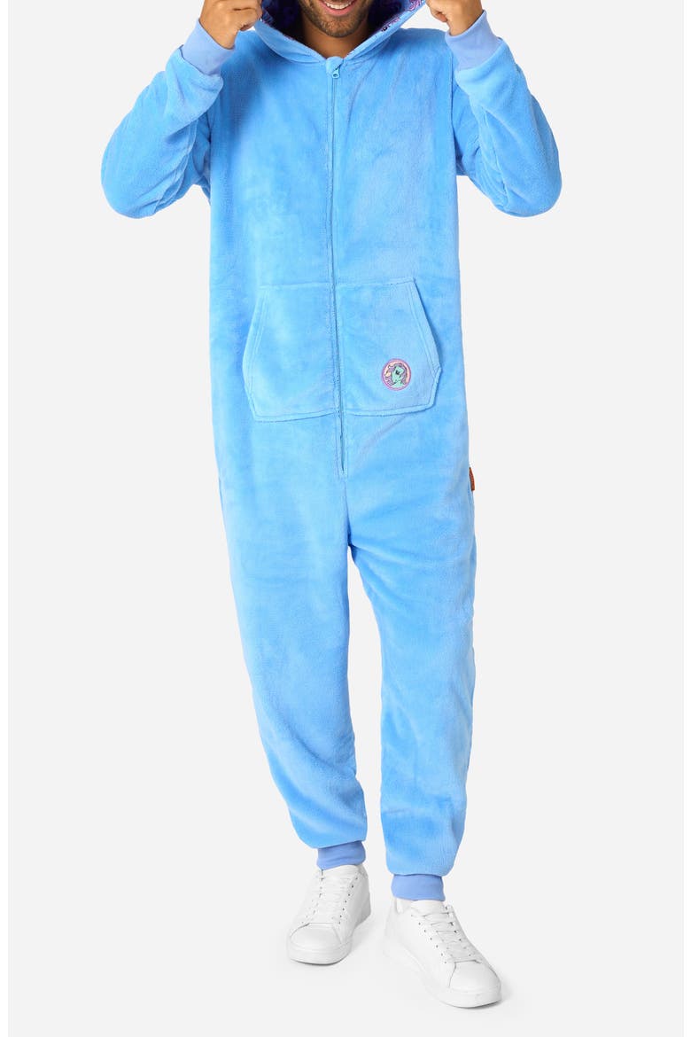 My Little Pony™ Bluebelle Hooded Fleece Jumpsuit, Main, color, BLUE