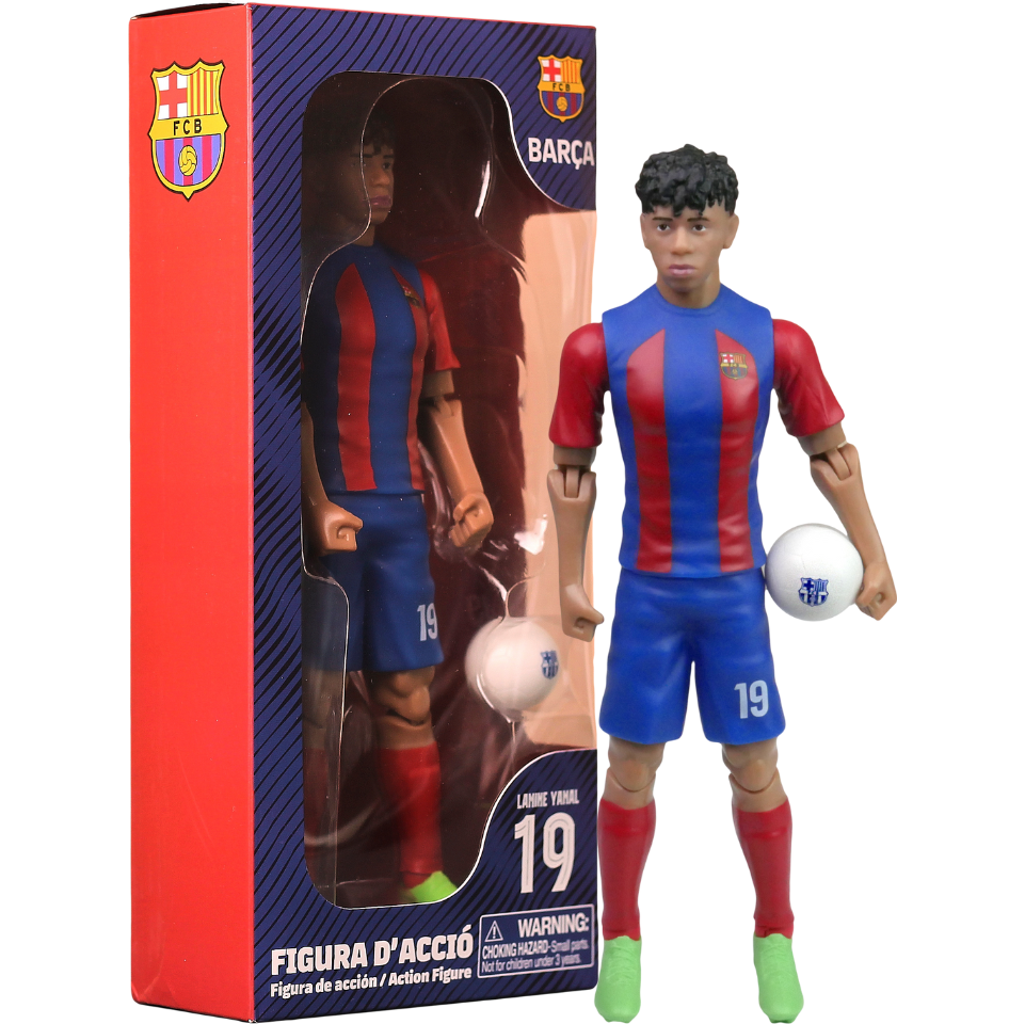 Banbo Toys SOCKERS FC Barcelona Lamine Yamal 8" Collectible Soccer Action Figure in Blue  product