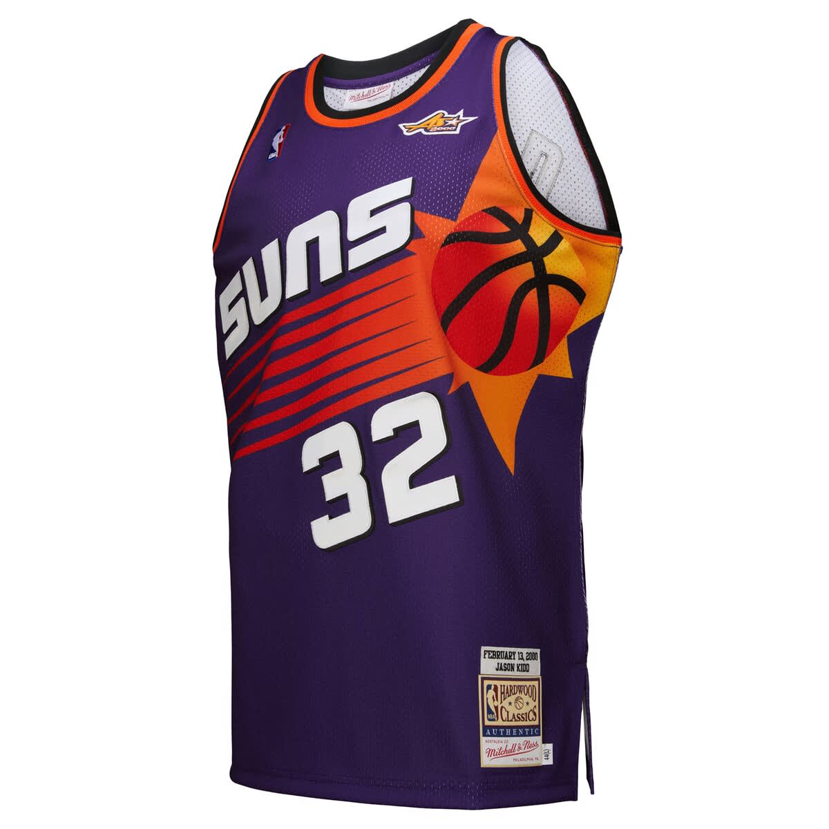 Men's Mitchell & Ness Jason Kidd Purple Phoenix Suns 2000 NBA All