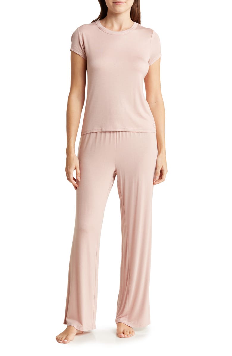 Danskin Slim Fit Pajama Set, Main, color, 