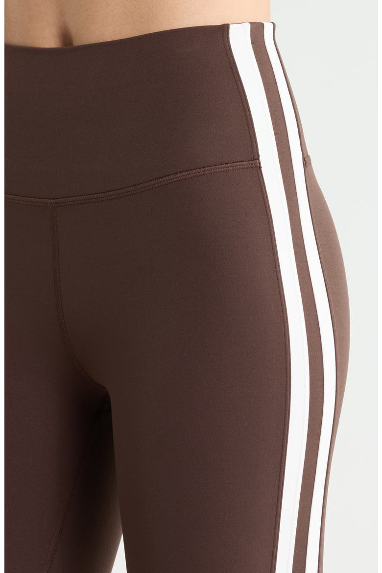 Bianca High Waist Rigor 7/8 Leggings, Alternate, color, DARK CHOCOLATE/ WHITE