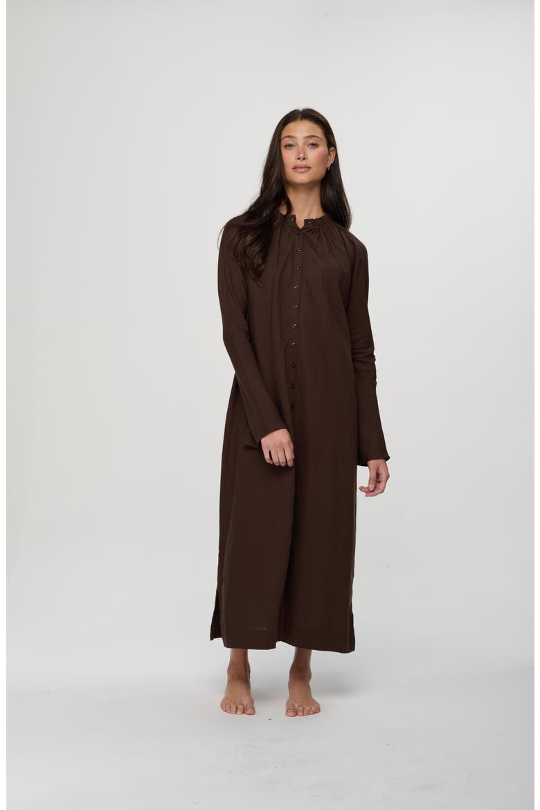 Fallon Dress, Main, color, Dark Chocolate Brown