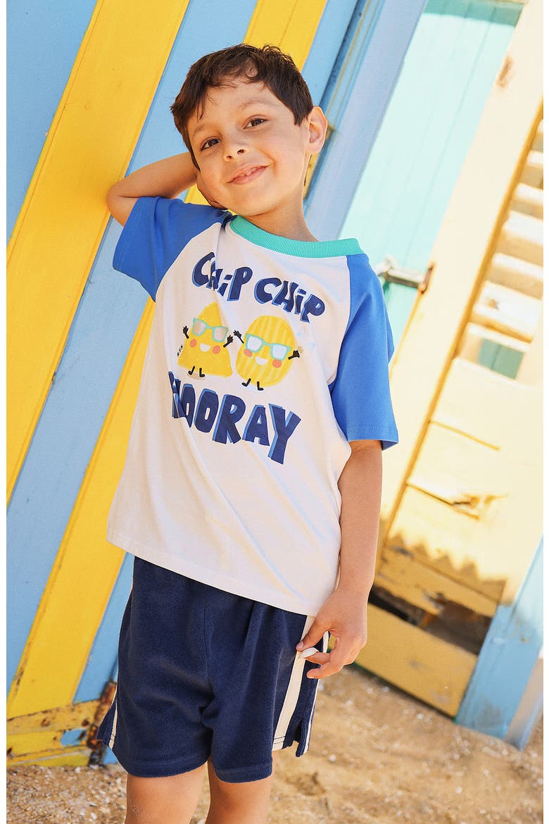 Kids' Terry Shorts, Alternate, color, NAVY