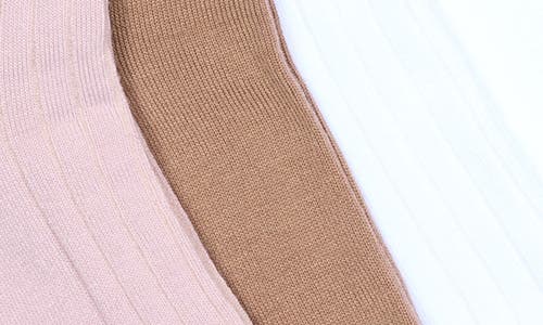 Nordstrom Rack Scallop Assorted 5-pack Crew Socks In Multi