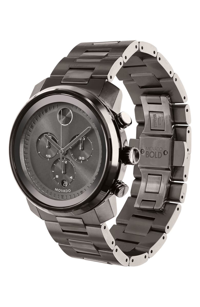 Movado Bold Chronograph Bracelet Watch, 44mm, Alternate, color,
