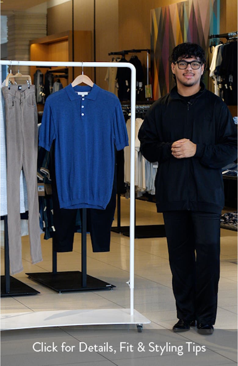 Tupper Organic Cotton & Silk Polo, sales video thumbnail