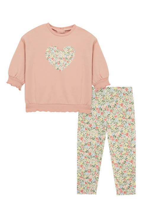 Heart Sweatshirt & Leggings Set (Baby)