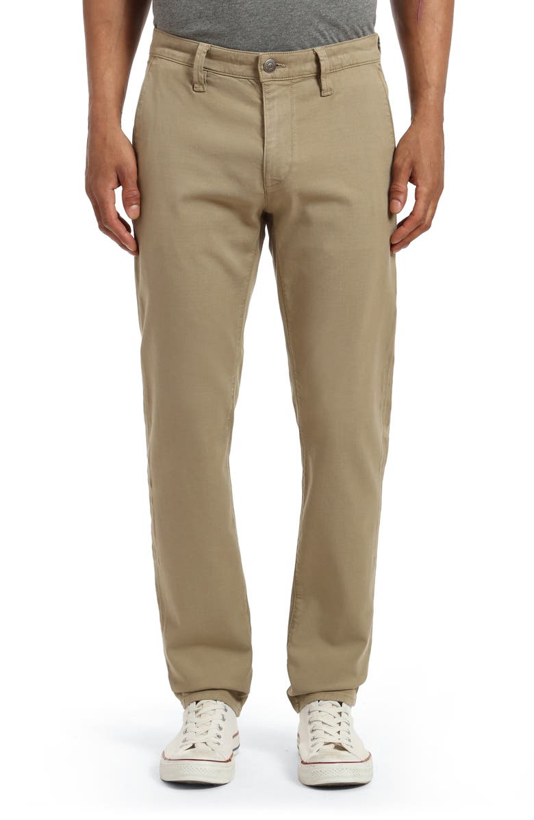 Mavi Jeans Milton Slim Fit Twill Chinos, Main, color, Beige Luxe Twill