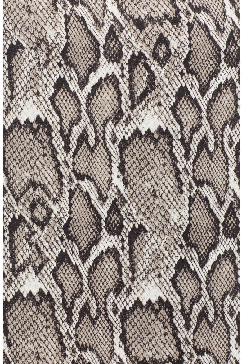 Savvy Snakeskin Print Wrap Skirt, Alternate, color, SNAKE