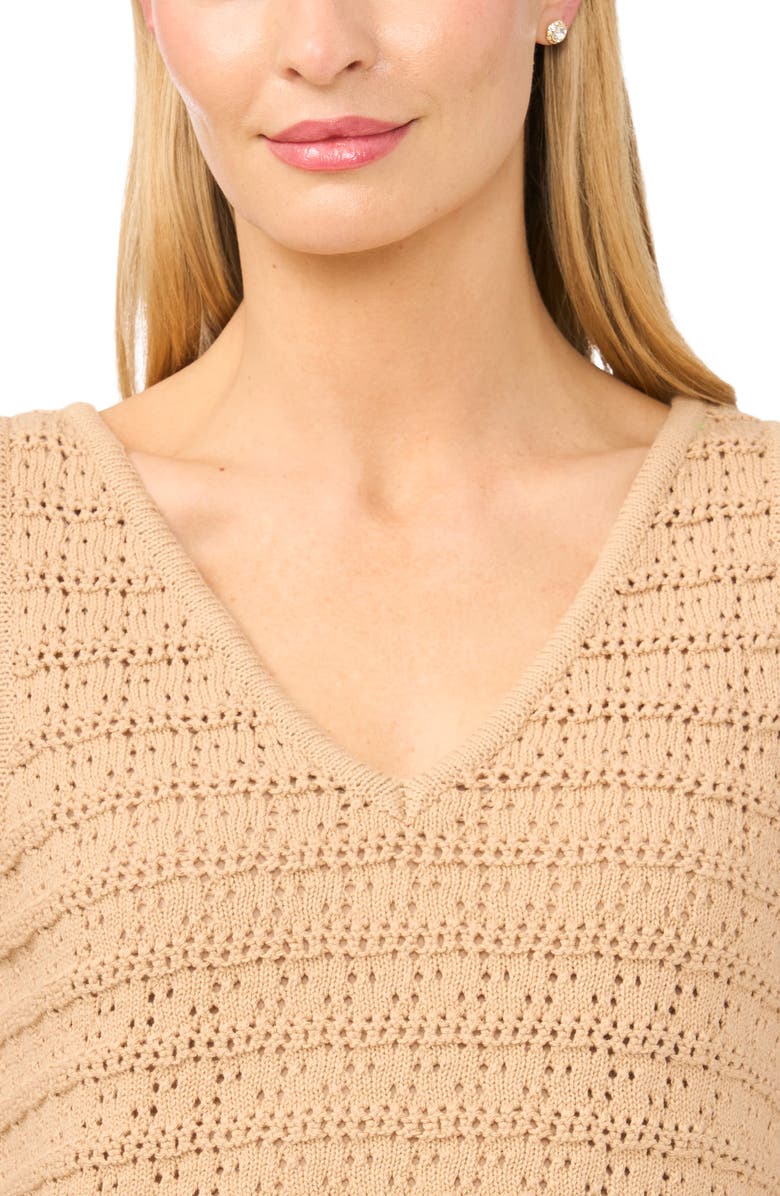 Halogen<sup>®</sup> Openwork Sleeveless Sweater, Alternate, color,