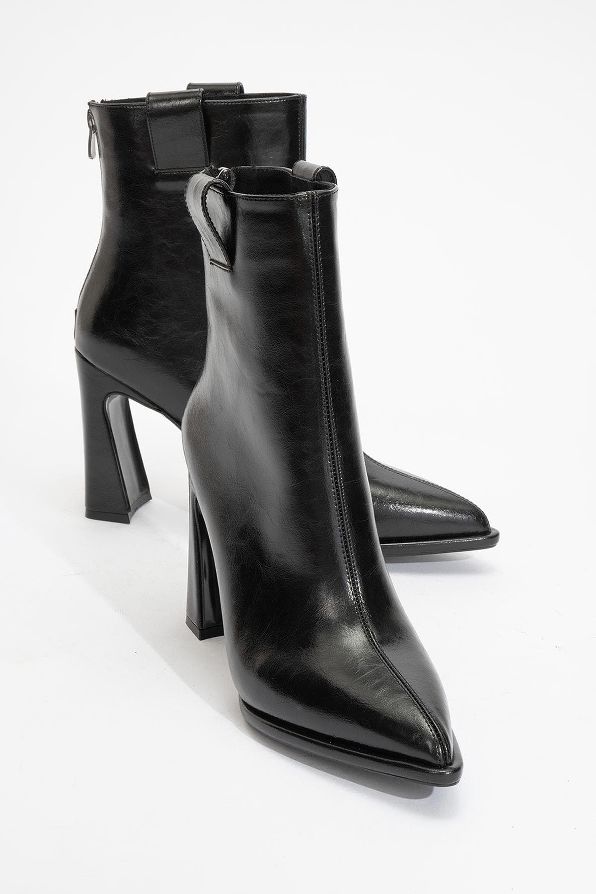 Prologue Shoes Aja Block Heel Convertible Knee High Boot, Alternate, color, Black Faux Leather