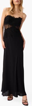CAMI NYC Lucienne Strapless Gown