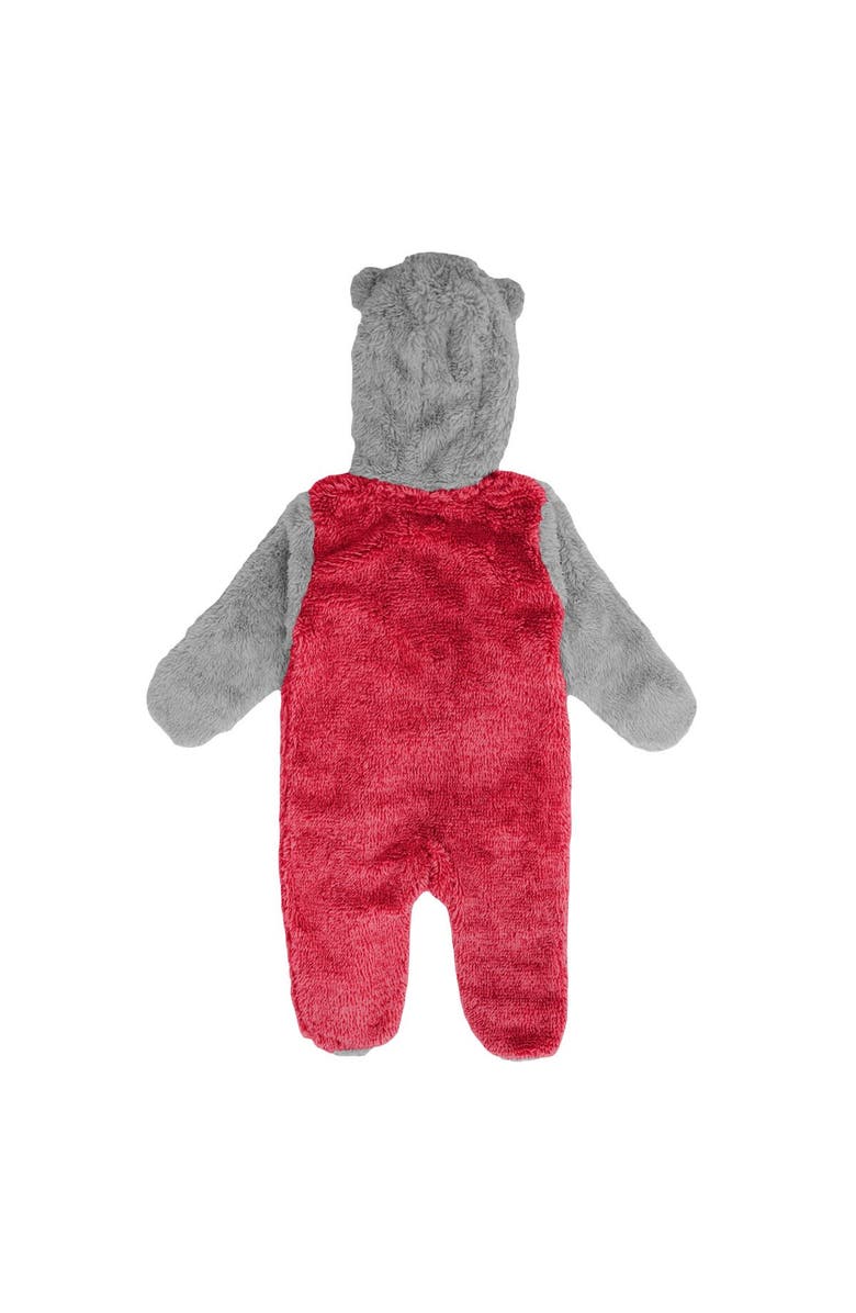 Outerstuff Newborn & Infant Red Washington Capitals Game Nap Teddy Fleece Bunting Full-Zip Sleeper, Alternate, color, Red